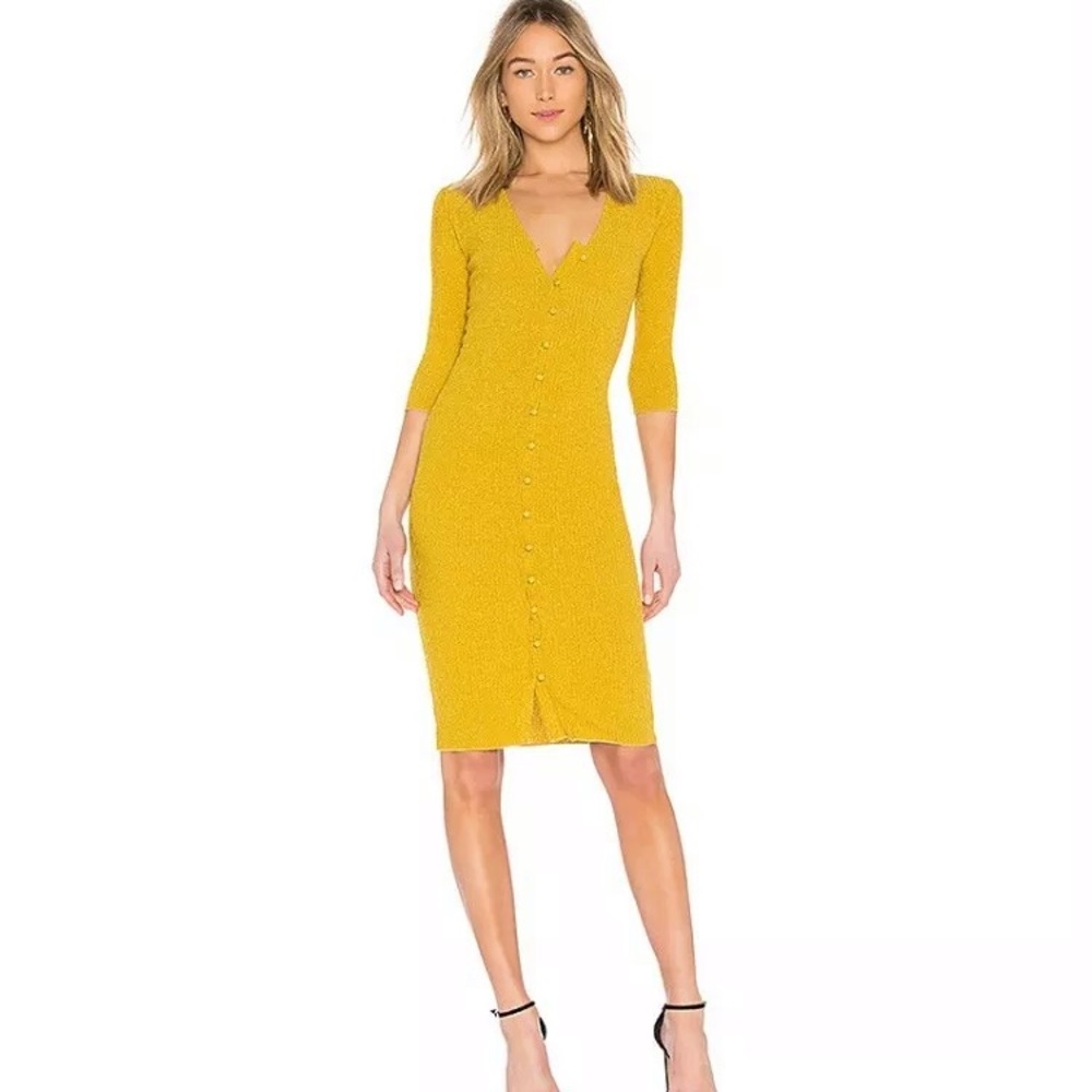 Tularosa Angie Knit Cardigan Dress Small